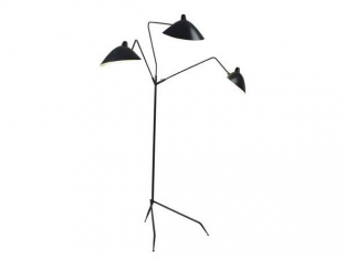 Serge Mouille 3 arm floorlamp