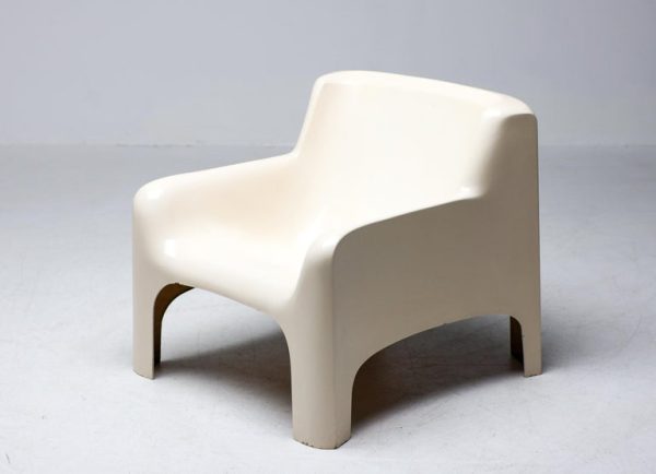 Carlo Bartoli 'Solar' Lounge Chair in Fiberglass by Arflex - Image 5