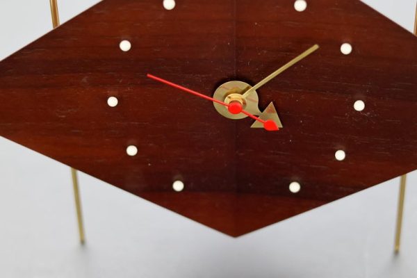 Mid Century Modern George Nelson Diamond Clock - Image 4