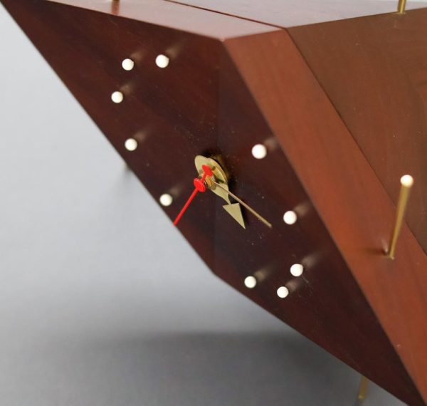 Mid Century Modern George Nelson Diamond Clock - Image 10