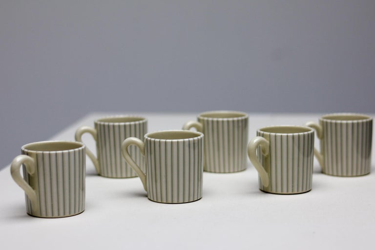 Set of Six Mid Century Modern George Nelson Espresso Cups - Image 3