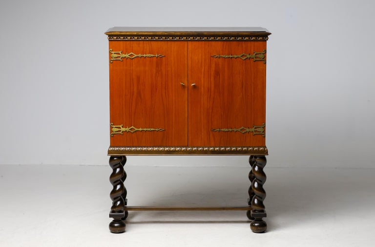 Mid-Century Bar Cabinet by Möbelproduktion AB, Sweden, ca 1950s - Image 2