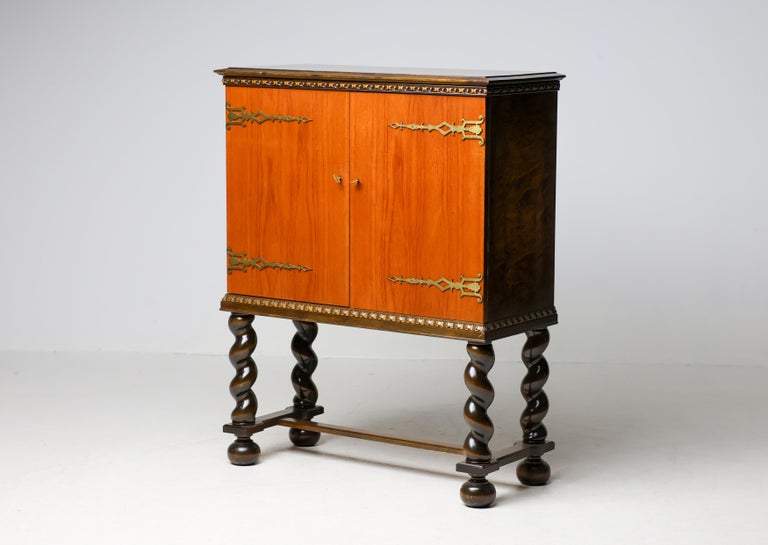 Mid-Century Bar Cabinet by Möbelproduktion AB, Sweden, ca 1950s - Image 3