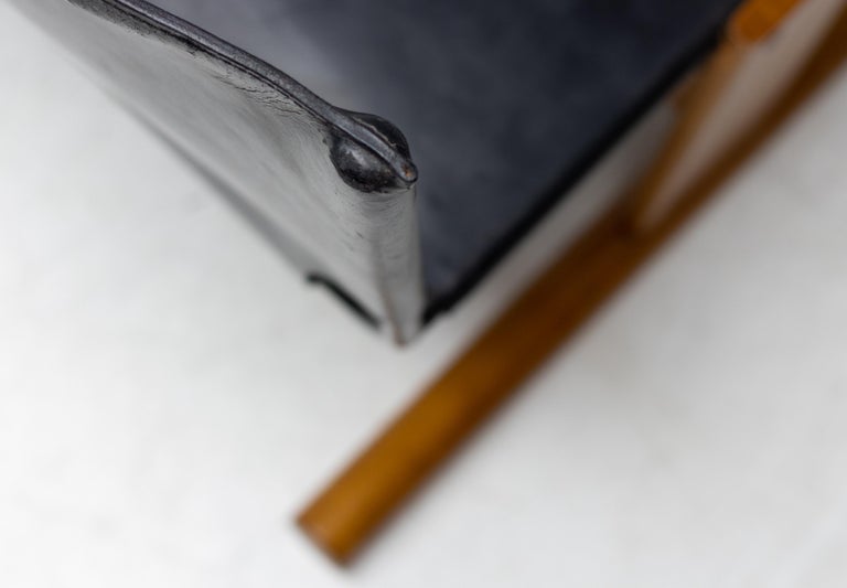 Italian Lounge Chair by Afra & Tobia Scarpa, Dark Brown Ash, 1960s - Image 8