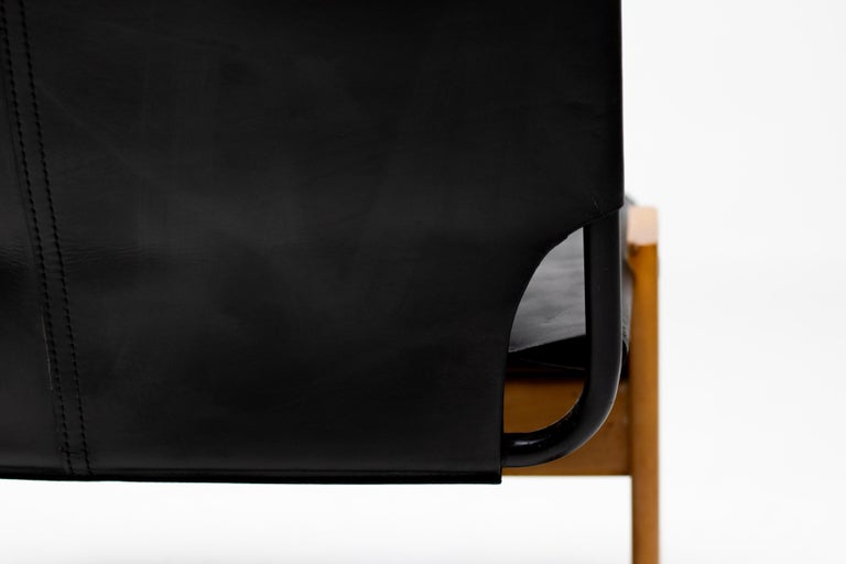 Italian Lounge Chair by Afra & Tobia Scarpa, Dark Brown Ash, 1960s - Image 9