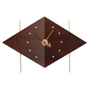 Mid Century Modern George Nelson Diamond Clock