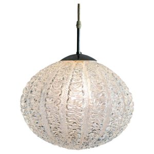 Mid Century Modern Doria Glass Globe Pendant