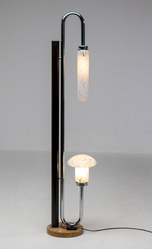 Mid Century Modern Murano Glass Floor Lamp by Carlo Nason for Mazzega - Image 2
