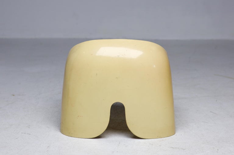 Efebo Stool by Stacy Dukes, Vintage 1970 Sculptural Design, Italy - Image 3