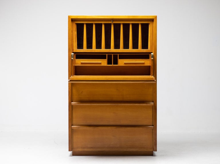 Unique One-Off T.H. Robsjohn-Gibbings Secretary Cabinet by ‘t Woonhuys, 1955 - Image 6
