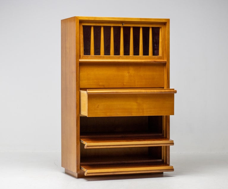 Unique One-Off T.H. Robsjohn-Gibbings Secretary Cabinet by ‘t Woonhuys, 1955 - Image 8