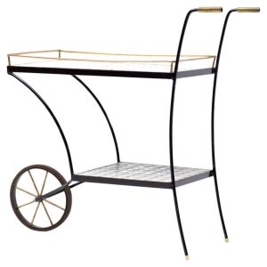 Elegant 1960s Italian Bar Cart