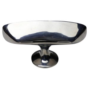 Polished Aluminum Wall Lamp, Spain, 1990s