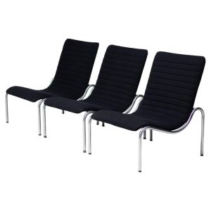 Matching Set of Three "No. 704" Lounge Chairs by Kho Liang Ie for Stabin Woerden