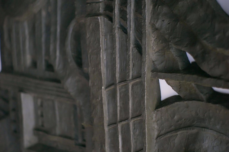 Léon Leyritz – Monumental Lead Wall Sculpture, 1963 - Image 3