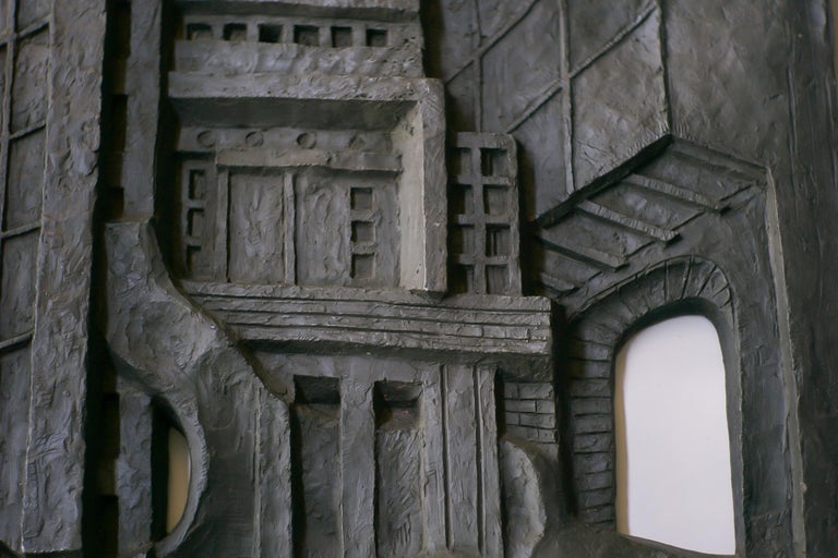 Léon Leyritz – Monumental Lead Wall Sculpture, 1963 - Image 6