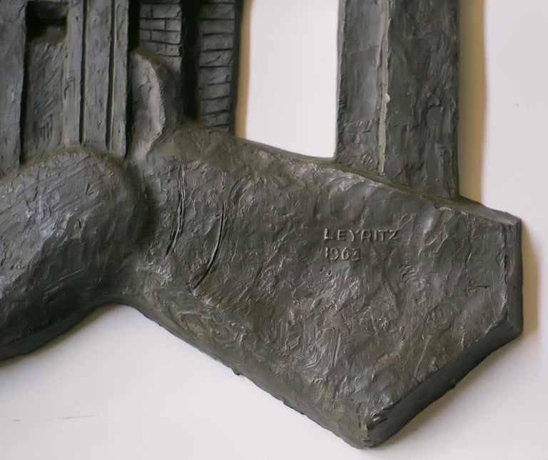 Léon Leyritz – Monumental Lead Wall Sculpture, 1963 - Image 7
