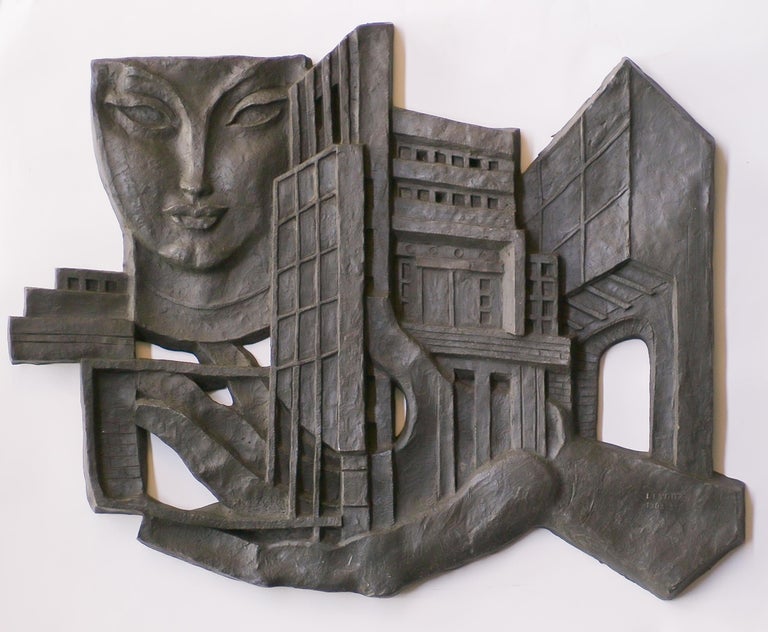 Léon Leyritz – Monumental Lead Wall Sculpture, 1963 - Image 8