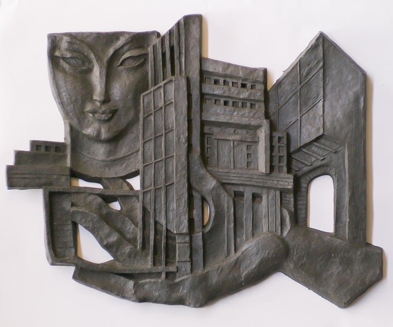 Léon Leyritz – Monumental Lead Wall Sculpture, 1963 - Image 5