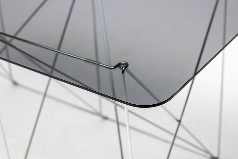 Max Sauze Foldable Smoke Glass Dining Table – A Masterpiece of Minimalist Design - Image 7