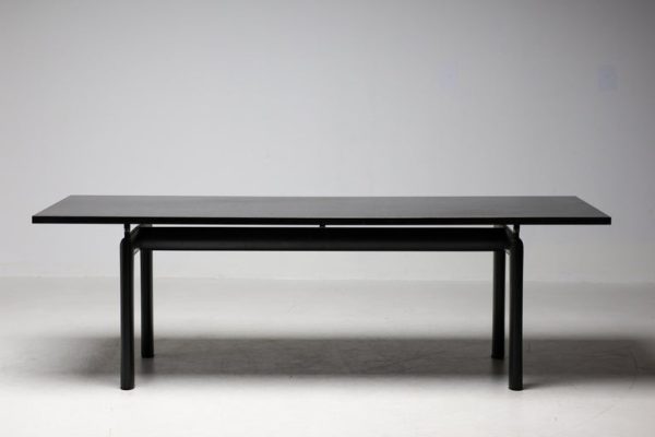 Rare Black Dye Ash LC6 Desk by Le Corbusier, Jeanneret and Perriand for Cassina - Image 9