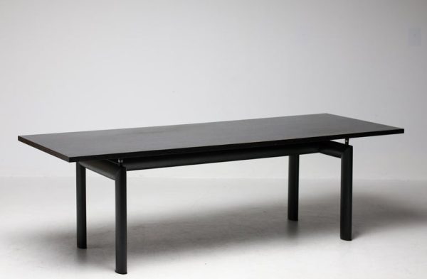 Rare Black Dye Ash LC6 Desk by Le Corbusier, Jeanneret and Perriand for Cassina - Image 7