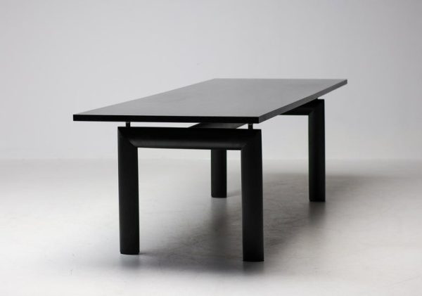 Rare Black Dye Ash LC6 Desk by Le Corbusier, Jeanneret and Perriand for Cassina - Image 2