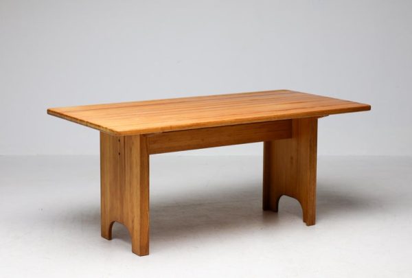 Pine Dining Table by Yngve Ekström, Sweden, 1960 - Image 4
