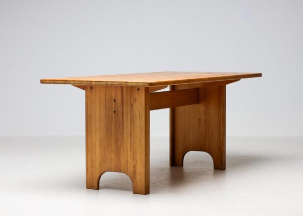 Pine Dining Table by Yngve Ekström, Sweden, 1960 - Image 11