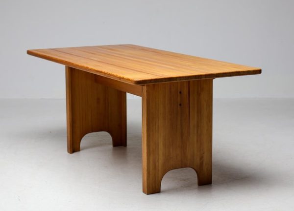 Pine Dining Table by Yngve Ekström, Sweden, 1960 - Image 8