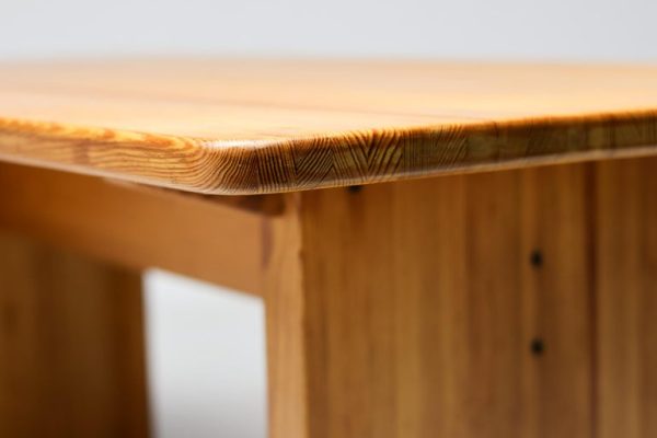 Pine Dining Table by Yngve Ekström, Sweden, 1960 - Image 9