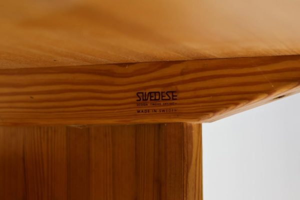 Pine Dining Table by Yngve Ekström, Sweden, 1960 - Image 12
