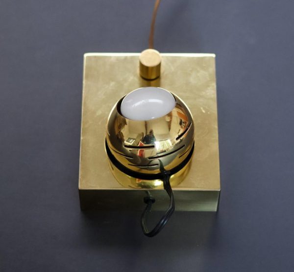 Angelo Lelli Mid Century Modern Arredoluce Eye Wall Lamp, Italy - Image 7