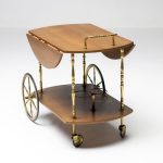 Cesare Lacca Brass Bar Cart - Image 4