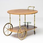 Cesare Lacca Brass Bar Cart - Image 10