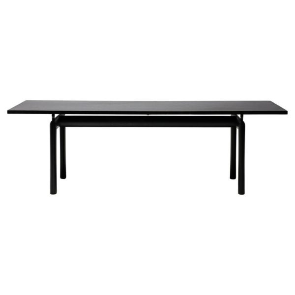 Rare Black Dye Ash LC6 Desk by Le Corbusier, Jeanneret and Perriand for Cassina