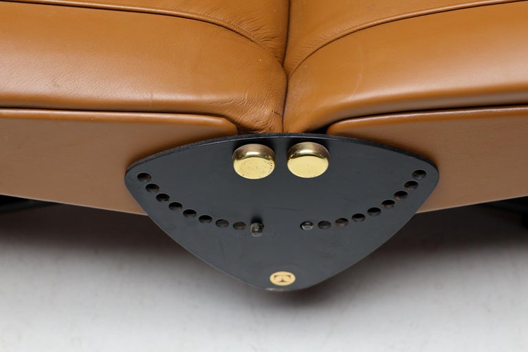 Sofa D70 in Cuoio Leather by Osvaldo Borsani for Tecno - Image 11