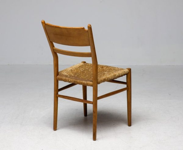 Fourteen Vintage Italian "Leggera" Chairs, 1950 - Image 10