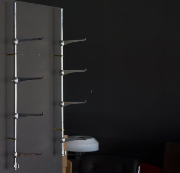 Set of Art Deco Brackets for Glass Shelves – Refined Architectural Elegance - Image 2