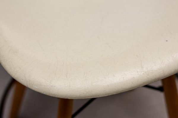 Set of Two Herman Miller Mid Century Modern Charles Eames "PSW" Barstools - Image 5