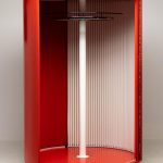 Round Carousel Wardrobe with Sliding Door, Italy, 1970 - Image 14