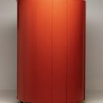 Round Carousel Wardrobe with Sliding Door, Italy, 1970 - Image 9