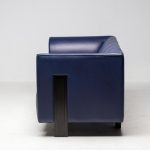 Blue Leather 'ISU' Sofa by Shigeru Uchida, 1995 - Image 6