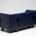 Blue Leather 'ISU' Sofa by Shigeru Uchida, 1995 - Image 7