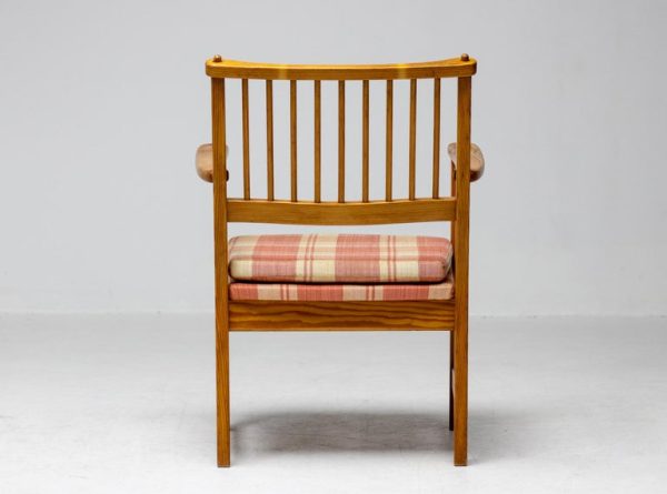 Yngve Ekström Oregon Pine Easy Chairs for Swedese, Sweden, 1950s - Image 10