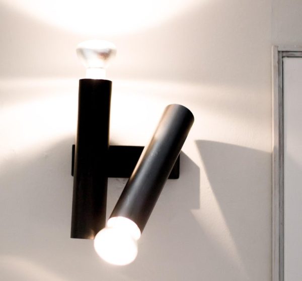 Adjustable Tubular Twin Sconce by Jean René Caillette - Image 10