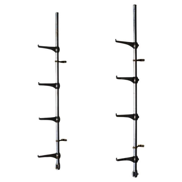 Set of Art Deco Brackets for Glass Shelves – Refined Architectural Elegance