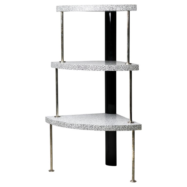 Ettore Sottsass Cantone Corner Shelves, Italy, 1981
