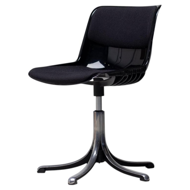 Set of Eight Modus Swiveling Conference Chairs by Osvaldo Borsani, Tecno, 1960