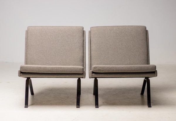 Pair of Dutch Architectural Lounge Chairs, 1960s - Image 5